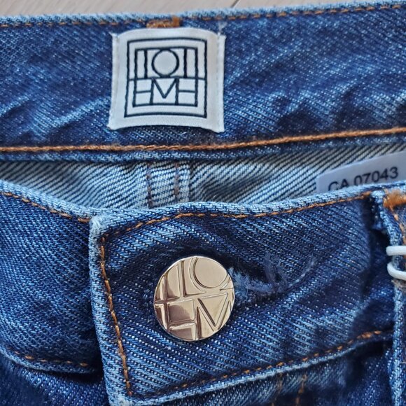 TOTEME ! High slim Straight Regular Fit Organic Cotton (28/32) - Picture 7 of 13